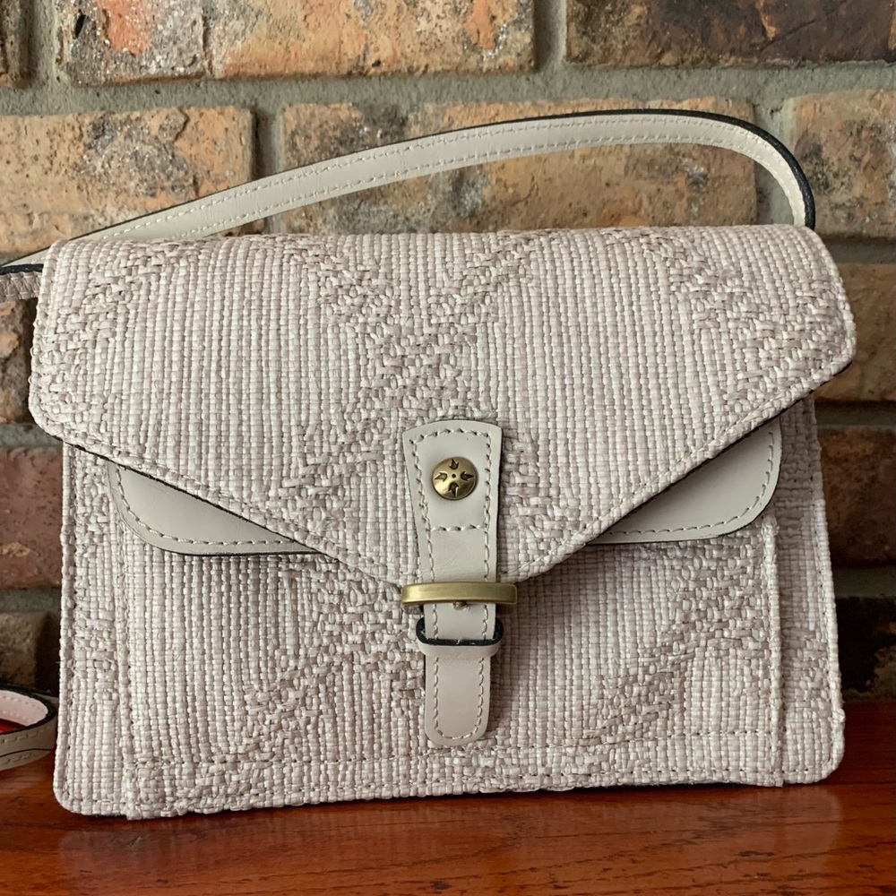Patricia Nash Elegant Cream Textured Women's Bag